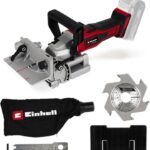 Einhell Akku-Flachdübelfräse TE-BJ 18 Li-Solo Power X-Change (18 V, Li-Ion, stufenlose Winkel-/Höheneinstellung, 6-stufige Tiefenverstellung, ohne Akku & ohne Ladegerät)