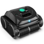 WYBOT (2025 Upgrade) C1-01 Poolroboter für Einbau- Überbaupools, Poolroboter Akku: 150 Min, Laufzeit. 4-in-1 Poolroboter Akku Wand und Boden Reinigung bis 150m², Smart Navigation & App-Tintenschwarz