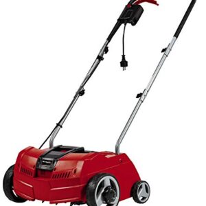 Einhell Elektro-Vertikutierer GC-ES 1231/1 (1.200 W, bis 300 m², 8 Doppelmesser, 3-stufige Arbeitstiefeneinstellung + Transportposition, klappbarer Führungsholm)