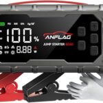 Starthilfe Powerbank für Pkw mit Kompressor 160PSI, ANFLAG 7000A 26800mAh Auto Starthilfe Powerbank für All Benzin und 14.0L Dieselmotor, Starter Powerbank mit PD65W Eingang/Ausgang und LED-Licht