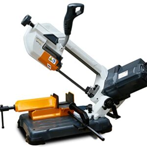 OPTIMUM Gehrungsbandsäge OPTIsaw SQ-V13 (hohe Schnittpräzision, geräuscharm, stufenlos einstellbare Sägebandgeschwindigkeit 30 – 80 m/min, mit Bi-Metall-Sägeband) 3194013