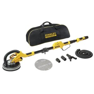 STANLEY FATMAX 750W Trockenbauschleifer (225mm) mit Aufbewahrungstasche und 120G Netz-Schleifscheibe, SFMEE500S-QS