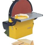 Proxxon Tellerschleifgerät TG 250/E (Gehäuse aus Alu-Druckguss, Schleifteller plangedreht, für Weichholz, Kunststoff, NE-Metall usw., mit Absaugstutzen) 28060, Grün