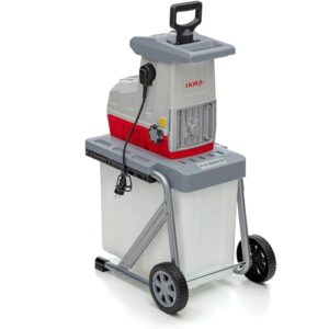 IKRA Elektro Gartenhäcksler Walzenhäcksler ILH 3000 A, leise robust wartungsarm, starke 3.000W Aststärke bis 44mm