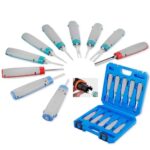 JRready JRconDRK21A10-02 Auspinwerkzeug Kit Neu Entriegelungswerkzeug Mit Schutzhülle Kompatibel Mit Deutsch DT Series/Metri-Pack Series/TE Micro Timer Series/AMP MCP/Weather Pack/Harting/WAIN Series