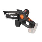 WORX WG325E.9 Nitro Profi Mini Akku-Kettensäge 20V, Einhand Ast-Säge, Brushless Motor, 5650 /min, 12cm Schwertlänge, leicht & kompakt, automatische Kettenschmierung (ohne Akku & Ladegerät)