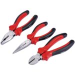 Draper Redline 68001 Zangen-Set 160 mm, mit Soft-Grip-Griffen 3-teilig