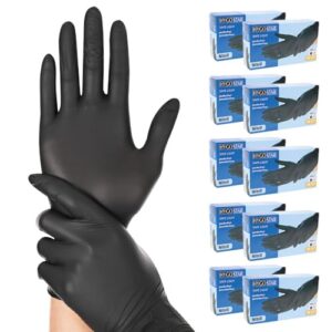 FRANZ MENSCH 1000 Stück Hygostar Einweghandschuhe Safe Light, Einmalhandschuhe Größe XL, reißfeste Nitrilhandschuhe, puderfrei, latexfreie Gummihandschuhe, Handschuhe Einweg, in XS, S, M, L, XL & XXL