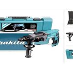 Makita HR2470 Bohrmaschine + Bohrer & Meißelset, 780 W, 220 V Blau