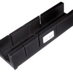 Augusta-Heckenrose Gehrungslade 250 x 68 x 48mm I Schneidlade aus stabilem Kunststoff zum präzisen Sägen auf Gehrung für 45° & 90° Winkel I Sägehilfe