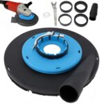 Professionelle Absaughaube für Winkelschleifer 230 mm Set- Staubabsaugung und Auffang, Absaughaube Bodenschleifmaschine Betonschleifer, Staubschutzhaube für Betonfräse