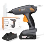 Steinel Akku Heißklebepistole MobileGlue 5011 Set inkl. 2.0 Ah 18V Bosch AMPShare Akku & Klebesticks, 2 Temperaturstufen 130°/200°C