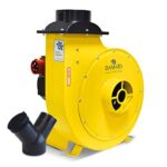 BAMATO Radialventilator Absauganlage AB-300 | inkl. Y-Adapter| 400V Elektromotor | 1500W Motorleistung | 2530m³/h Absaugleistung | Absauganlge Späneabsaugung