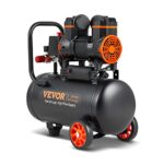 VEVOR Kompressor 18L Silent Druckluftkompressor 2800U/min, 900W (1,2PS) 3,5 MPa, Ölfreier 70dB Flüsterkompressor mit Rädern Druckbehälter 6-8Bar Autoreparaturen Sprühlackierung Holzarbeiten