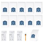 10 Stück Staubsaugerbeutel 3D Efficiency für Miele Pure GN Staubsauger Classic C1 Complete C2 Complete C3, S2 S5 S8 mit 3 Motorfilter 3 Airclean Abluftfilter Ersatz Zubehör 9917730 12421130