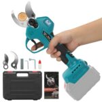 Akku Astschere für Makita 18V Akku (Ohne akku), 40mm Schnittkraft, 65mm Max Öffnung, Bürstenloser Motor, Elektrische Astsäge Gartenschere mit LCD-Display, zum Beschneiden von Bäumen Obstbäumen