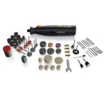 Brandson - Akku Multifunktionswerkzeug 8V - Drehwerkzeug mit 110 Zubehörteile - Fräser – Variable Drehzahl 5.000-25.000 U/min - zum Gravieren, Schleifen, Schärfen, Polieren - wie Dremel