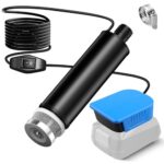 WALTER Schmutzwasserpumpe Kompatibel mit Bosch PBA 18V Batterie, 30L/min, Lift 15FT, 120W angetriebene Wasserpumpe, Tiefbrunnen Transferpumpe für Garten, Camping, Kiddie Pool, Fischtank