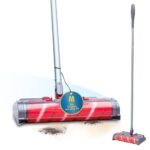 Livington Voom - Turbo Akku-Besen - elektrischer Akkubesen kabellos - Akku Kehrer mit selbstreinigender Bürstenrolle - Elektrobesen für Hartböden, Teppiche & Fliesen - für eine gründliche Reinigung