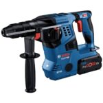 Bosch Professional 18V System Akku Bohrhammer GBH 18V-28 CF (inkl. Zusatzhandgriff, Fetttube, Schnellspannbohrfutter, Einlage, L-BOXX, ohne Akku/ Ladegerät)