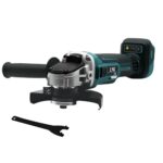Akku Winkelschleifer für Makita 18V, 8500 U/min Kompakter Profi-Schleifer, 4 Variablen Geschwindigkeiten, 125mm Schleifscheibe mit Schleiferschlüssel zum Schleifen, Schneiden und Polieren(Ohne Akku)