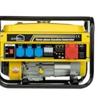 doitBau 3000W YFG3500 3-Phasen benzinbetriebener Stromerzeuger mit 3KW Maxleistung Generator und Notstromaggregat 6.5PS 4-Takt AVR und Überlastschutz mit Seilzugstarter