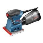 Bosch Professional Schwingschleifer GSS 140-1 A (mit Staubbox inkl. Microfilter, 2x Schleifblatt, 1x Schleifplatte, Lochwerkzeug)