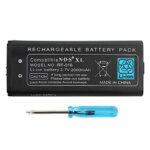 OSTENT 2000mAh Wiederaufladbarer Lithium Ionen Akku + Tool Pack Kit Kompatibel für Nintendo NDSiLL NDSiXL