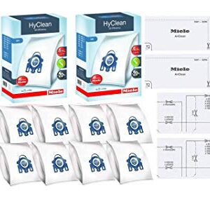 Miele Hyclean GN 2 Packungen (8 Beutel plus 4 Filter) (2, 1)