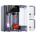 Jimmy R9 Osmoseanlage Trinkwasser Auftisch, Umkehrosmoseanlage Wasserfilter, mit Heißwasserspender, 7-stufiger Filterung RO & Mineralien, UV, 3S-Heizung, 7 Temperaturoptionen, Echtzeit-TDS-Monitor