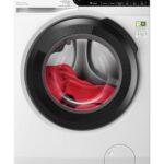 AEG Waschmaschine 9kg Serie 8000 PowerCare - Faserschonend Sauber in nur 59 Min. bei 30°C, A-10%, Dampf-Programm – Weniger Bügeln, Nachlegefunktion, Energiesparend, Wasserstopp 1400 U/min, LR8AMZ49FL