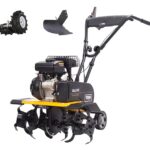 TEXAS Gartenfräse Motorhacke Bodenhacke Bodenfräse Benzin mit Antrieb Lilli 365TG Set mit Pflug und Rädersatz | 40-60 cm Arbeitsbreite |1400 Watt | 1,9 PS | 26 cm Tiefe | Vorwärts- und Rückwärtsgang