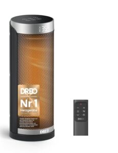 Dreo Solaris Slim H3 Keramik-Heizlüfter mit 70° Oszillation und Fernbedienung