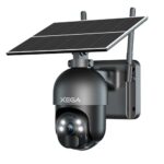 Xega 3G/4G LTE Überwachungskamera Aussen mit SIM Karte Kabellos Solar PTZ IP Kamera Outdoor mit 2K Farb-Nachtsicht 355°/95° Schwenkbar TF-Kartenslot PIR Erkennung 2-Wege-Audio IP66 Wasserdicht