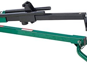 AGT Spalter: Stromloser Stahl-Holzspalter mit Fußbetrieb, 1,2 Tonnen Schlagkraft (Fussholzspalter, Mini Holzspalter, Axt)