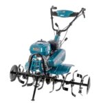Könner & Söhnen KS 7HP-950S Benzin Bodenhacke, gartenfräse, kettenantrieb, geschmiedete Säbelfräsen, 2 Vorwärtsgänge, Rückwärtsgang,108 cm Arbeitsbreite, ≤ 31 cm Arbeitstiefe,7.0 PS Kultivator
