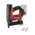 Einhell Akku-Nagler / -Tacker TE-CN 18/32 Li - Solo Power X-Change (18 V, 20 Schläge/min, max. 25 mm Klammern, max. 32 mm Nägel, inkl. je 300 Klammern & Nägel, ohne Akku)