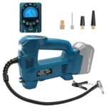 Powarobor 18V Akku Kompressor Kompatibel mit Makita 18V Akkus,10.34 bar Akku Autokompressor/kabellos Luftpumpe für Fahrrad/Auto/Motorrad 150PSI, Automatisch Stop,LED Lampe (ohne Akku, ohne Ladegerät)