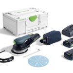 Festool Akku-Exzenterschleifer ETSC 2 125 4,0 I-Plus incl. StickFix Schleifteller D:125mm W-HT (weich-HT), 2x Akkupack BP 18 Li 4,0 HPC-ASI im Sysainer SYS 3 M 187