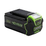 40V 5Ah Lithium-Ionen-Akku Greenworks, leistungsstark, schnell aufladbar und kompatibel mit allen Greenworks 40V Garten- und Elektrowerkzeugen G40B5, 3-stufige LED-Batterieanzeige, 2 Jahre Garantie