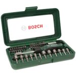 Bosch 46-tlg. Schrauberbit und Steckschlüssel-Set (PH-, PZ-, Hex-, T-, S-Bit, Zubehör Bohrschrauber Und Schraubendreher)