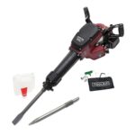 Wiltec Abbruchhammer 2.5PS 55J Schlagstärke 1500 1/min Schlagzahl, Sechskantaufnahme, mit 2 Meißeln, Stemmhammer Meißelhammer Schlaghammer