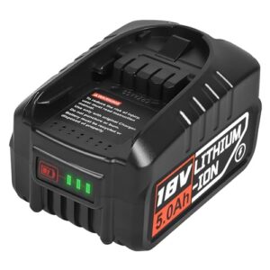 18V 5000mAh Hochkapazitäts-Ersatzakku für Bosch PBA/PSB/PSR - Kompatibel mit Bosch Haus- und Gartengeräten