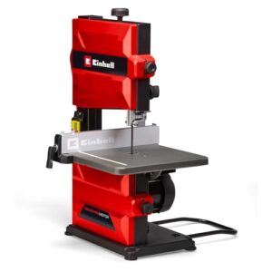 Einhell Bandsäge TC-SB 200 + (300 W, werkzeugloser Sägebandwechsel, Parallelanschlag, Höhenverstellung, robuste Sägebandführung, stufenlos neigbarer Tisch)