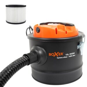 Boxer® Zyklon-Aschesauger 10L | 800W Motor | HEPA-Filter | Zyklon-Technologie, BlackOne