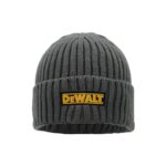 DEWALT Indianapolis Strickmütze gerippt grau, grau, S-XL