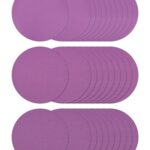 150mm Schleifscheiben Körnung 600/1000/1500, 30 Stück Schleifpapier 150mm Klett Nassschleifpapier Superfeine Politur für Edelstahl/Keramik/Autolack