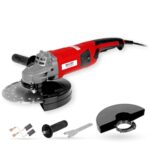 WALTER Winkelschleifer 2000 Watt, Scheiben-Ø: 230 mm, Polieren, Flexen, Flächen und Kanten schleifen, Rost entfernen, Messer schärfen, Bearbeiten harte Werkstoffe wie Stein & Metall, Beton, Fliesen