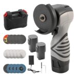 Mini Winkelschleifer, Akku Winkelschleifer 16,8 V mit 2 x 2000 mAh Akkus 16000 U/min Angle Grinder zum Schneiden, Polieren, Schleifen mit Trennscheibe, Schleifscheibe, Koffer