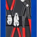 KNIPEX Kraft-Paket 1x 02 01 180, 1x 87 01 250, 1x 74 01 160, 00 20 10